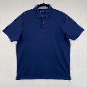 Twillory Shirt Mens Size XL Blue Short Sleeve Polo